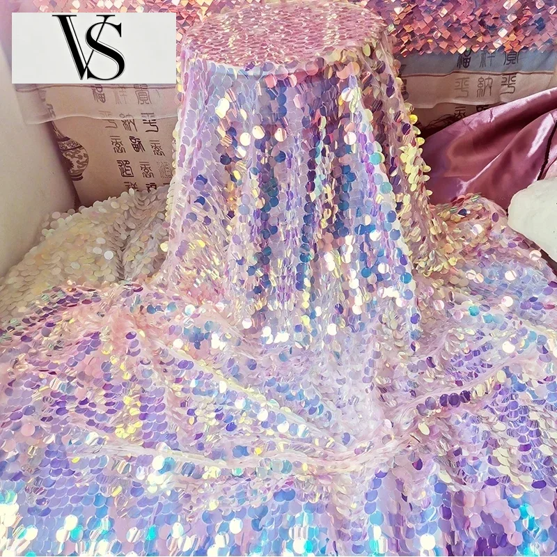 Home Textiles Today News - Dreamy Background Glitter Tablecloth Laser Iridescent
