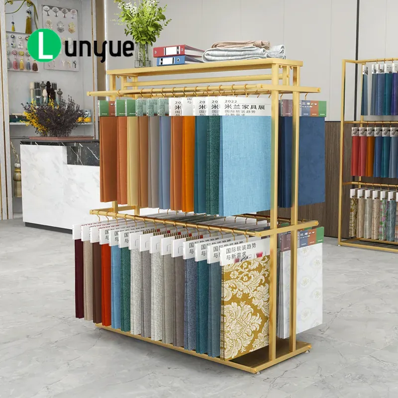 Multi Layer Silk Scarf Display - Home Textiles Exhibition review and price