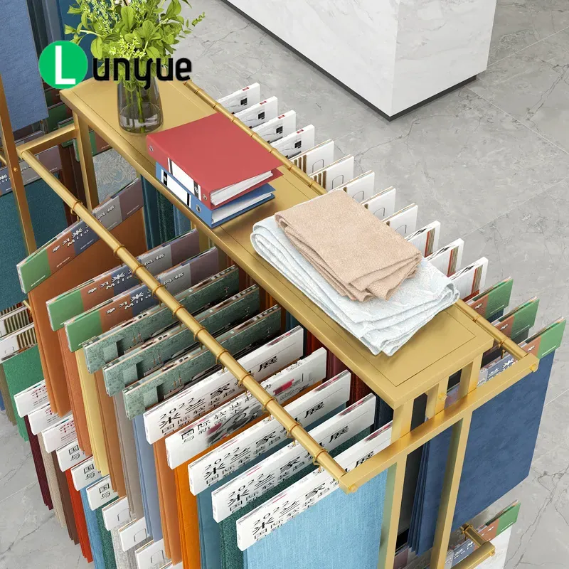 Multi Layer Silk Scarf Display - Home Textiles Exhibition review and price