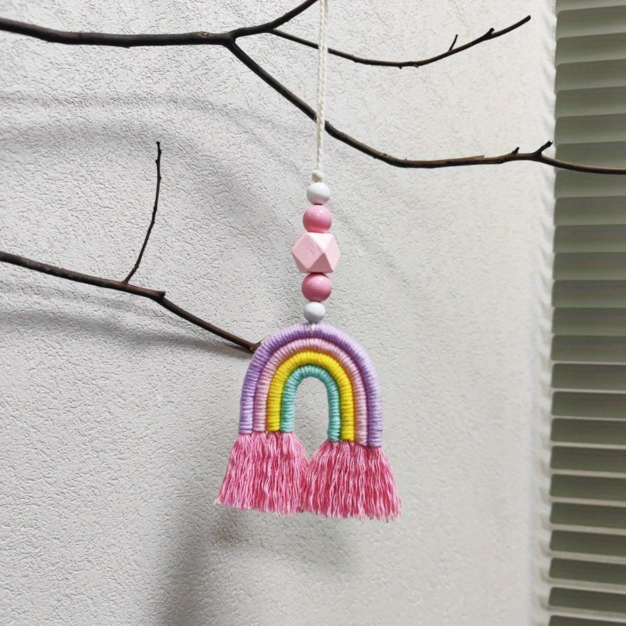 Rainbow Wind Chimes Weaving Mi - Home Art Textiles review and price