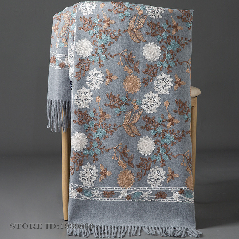 Women's Cashmere Pashmina Scar - Home Textiles Blanket review and price