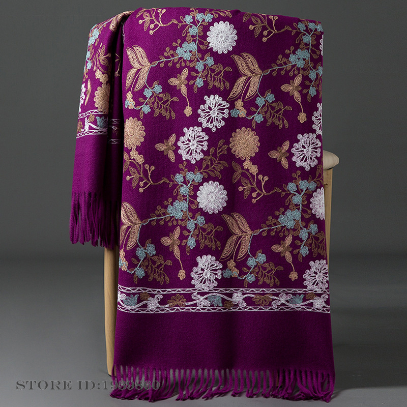 Women's Cashmere Pashmina Scar - Home Textiles Blanket review and price