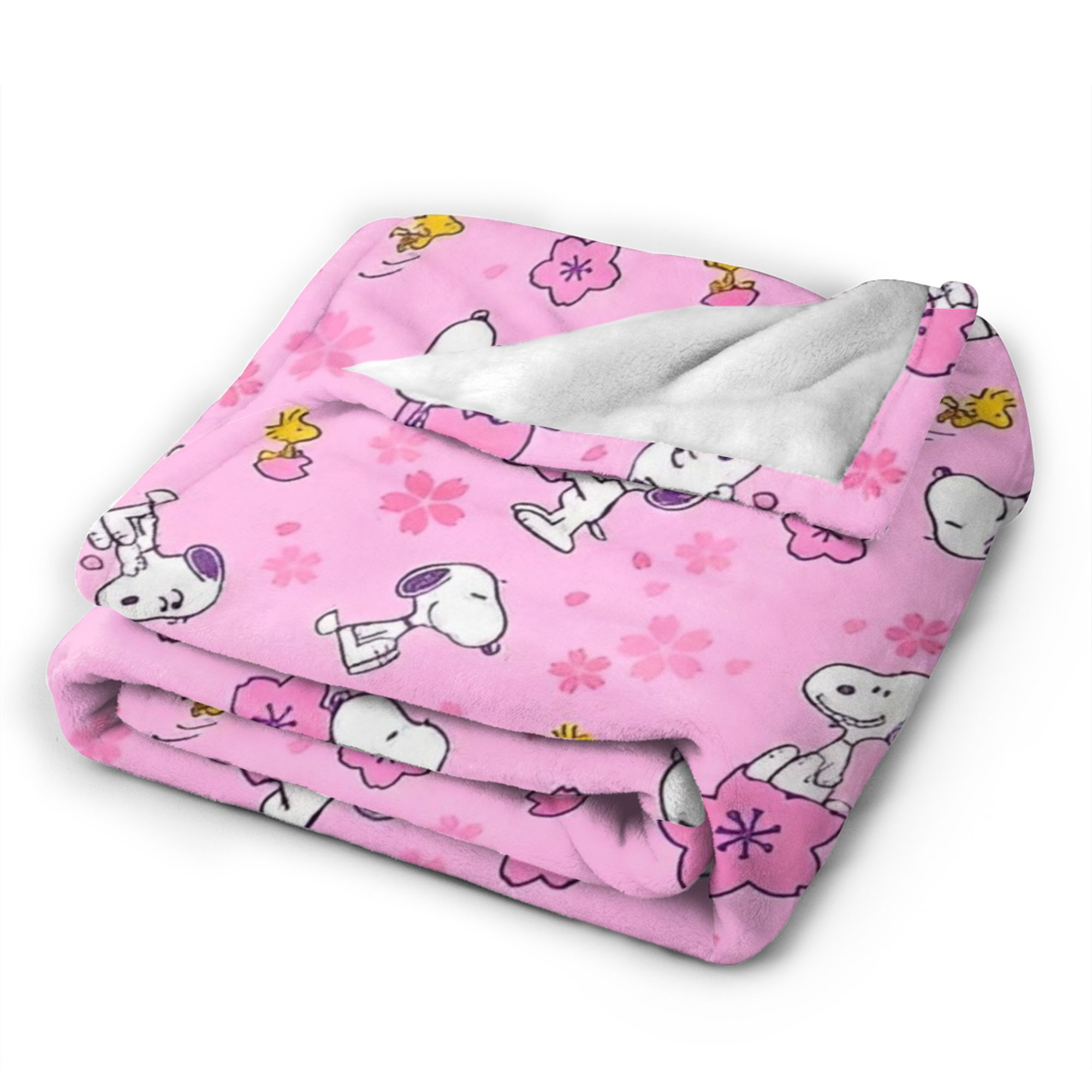 Pink Snoopys Woodstock Knitted - Home Textiles Blanket review and price