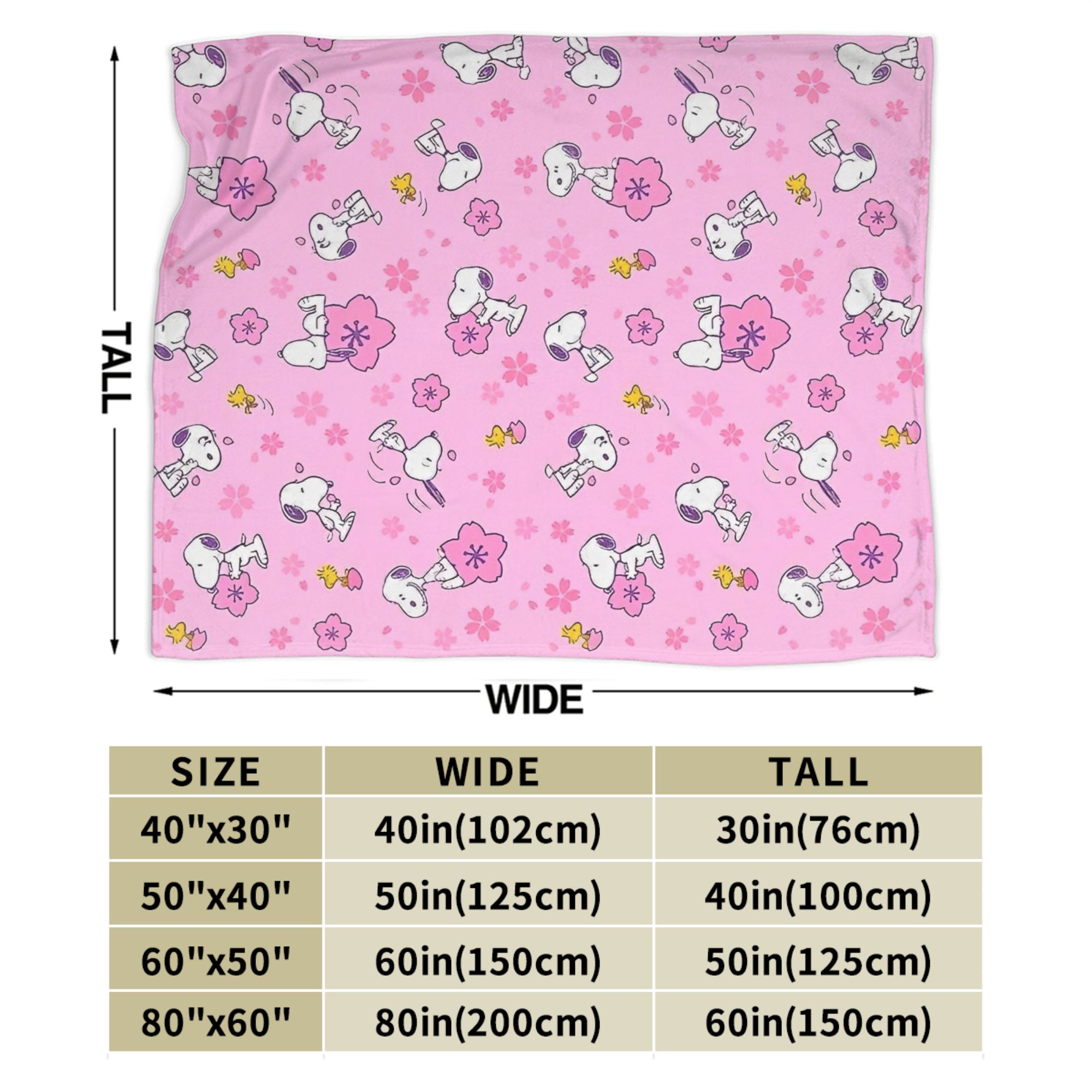 Pink Snoopys Woodstock Knitted - Home Textiles Blanket review and price