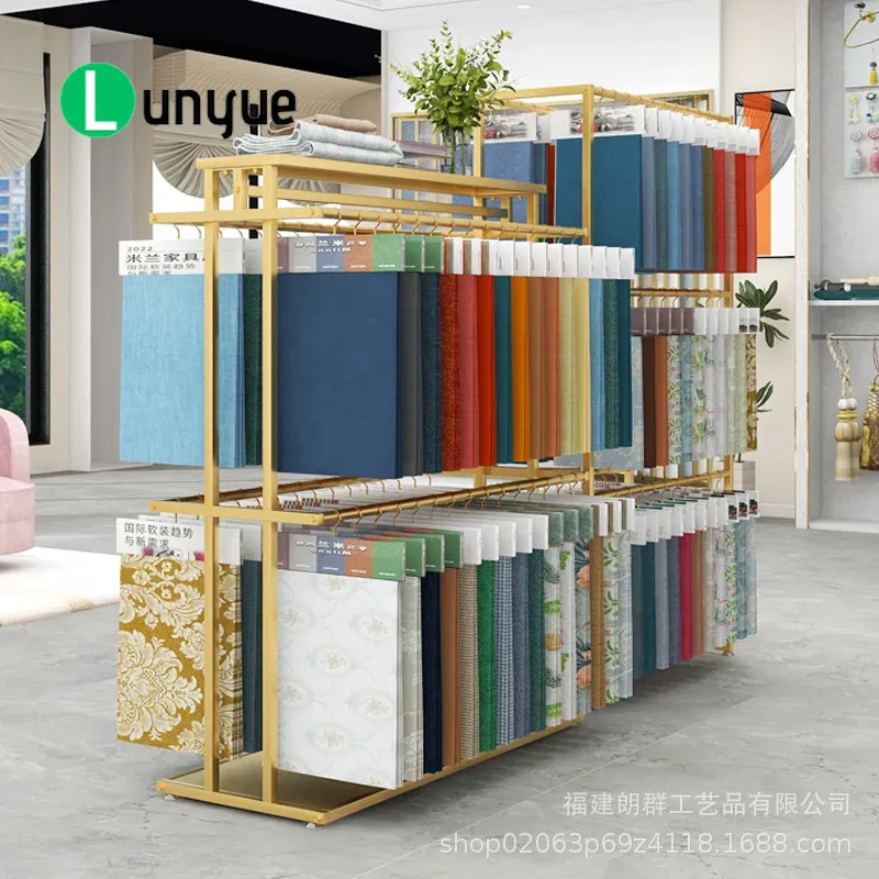 Multi Layer Silk Scarf Display - Home Textiles Exhibition review and price
