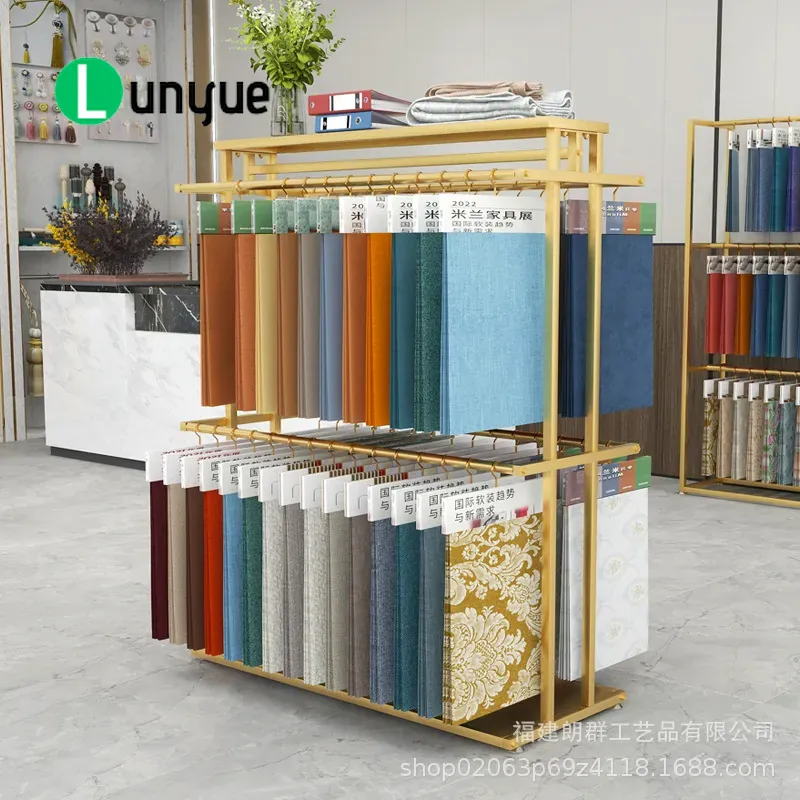 Multi Layer Silk Scarf Display - Home Textiles Exhibition review and price