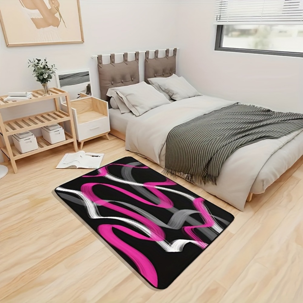 Hot Pink and Gray Black Geomet - Hot Home Of Textiles review and price