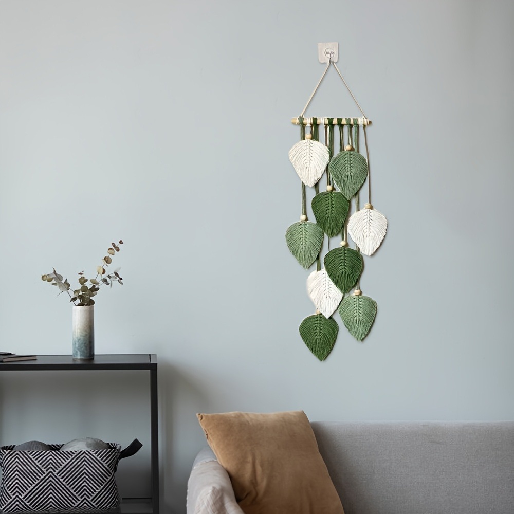 Handwoven Leaf Wall Hanging Ta - Home Art Textiles review and price
