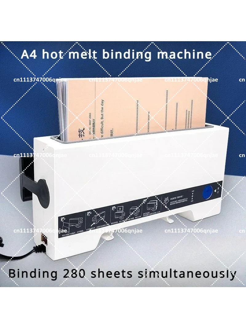 A4 110V Hot Melt Binding Machi - Hot Home Of Textiles review and price