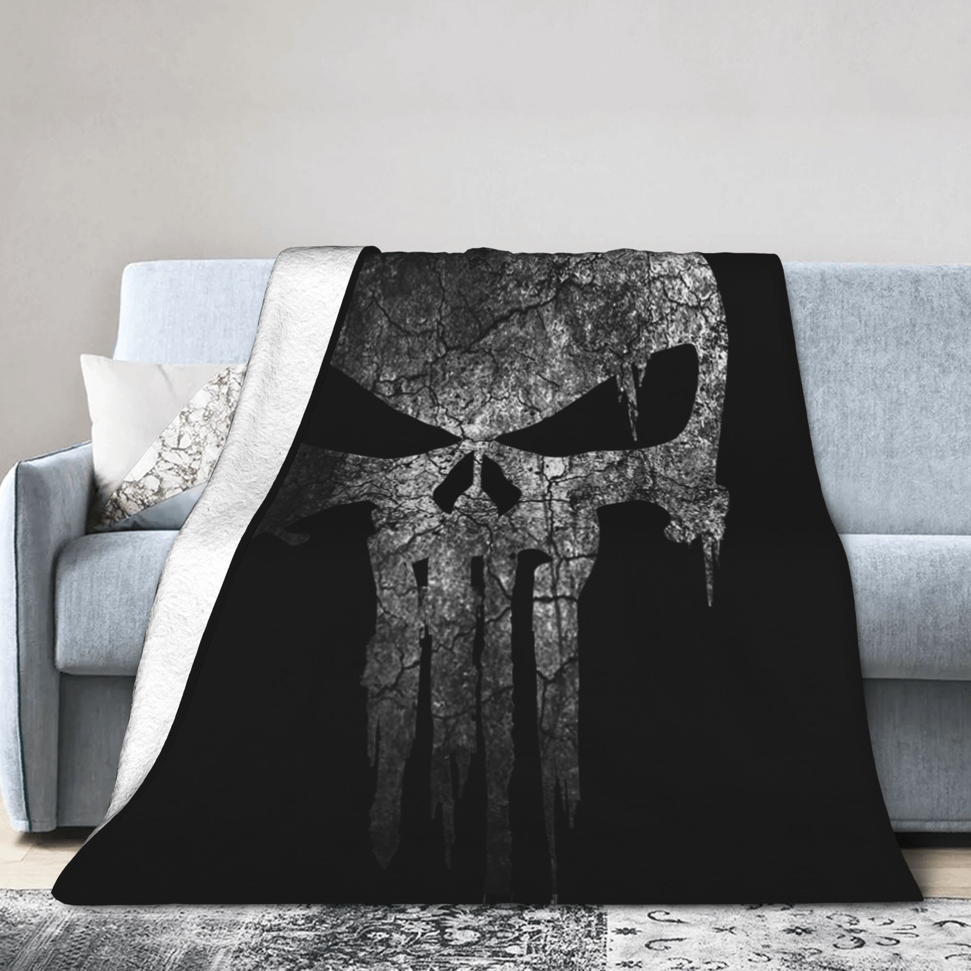 Punishers  Blanket Fleece  Lig - Home Textiles Blanket review and price